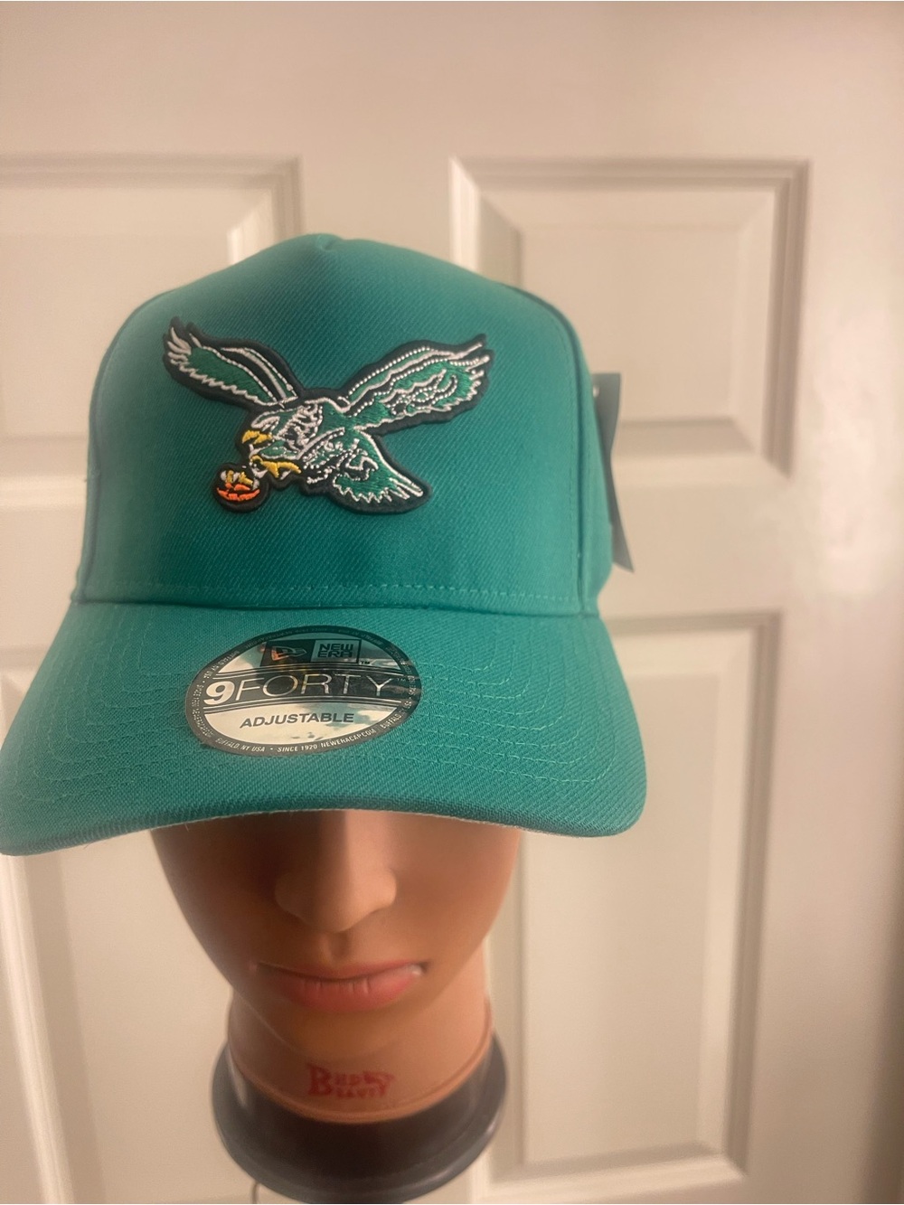 New Era Teal 9FORTY Cap with Eagle Patch